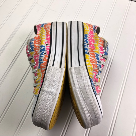 Converse Chuck Taylors Women’s My Story Low Platform Sneakers Sz 9 - Picture 9 of 11